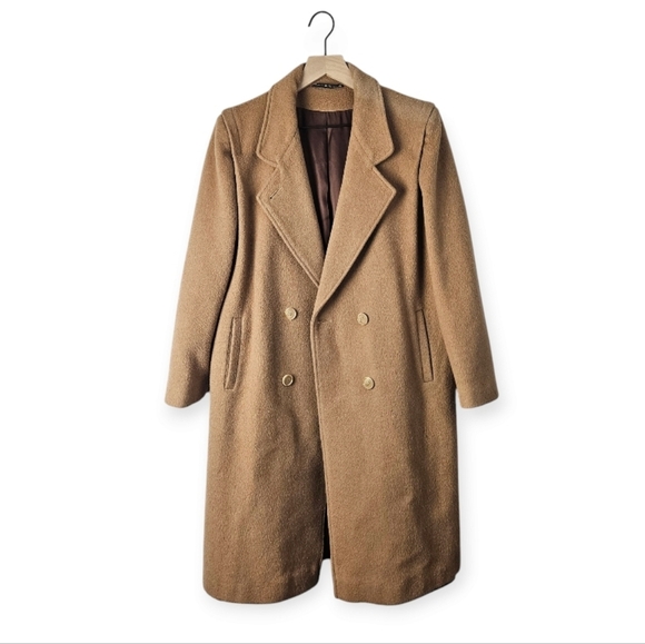 International Scene Jackets & Blazers - International Scene Cashmere Wool Blend Long Coat Vintage Made in Hungary 11/12